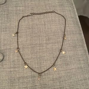 Target star necklace - gold/black